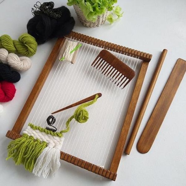 7 PCS DIY Weave Tapestry Craft Kit