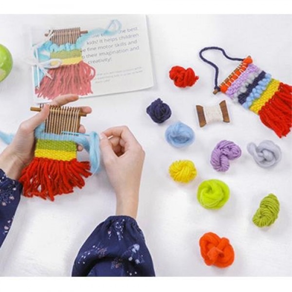 7 PCS DIY Weave Tapestry Craft Kit