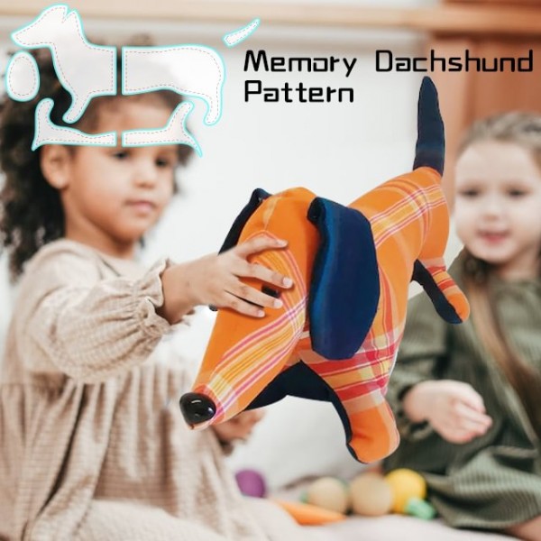 Memory Dachshund Template Set- With Instructions