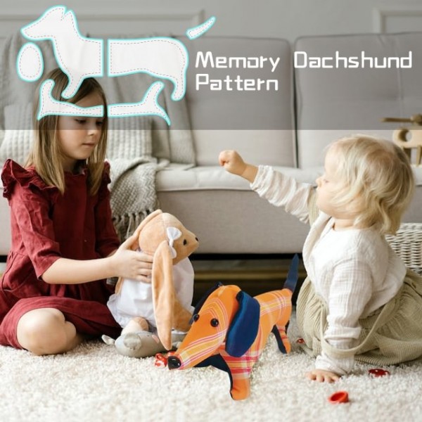 Memory Dachshund Template Set- With Instructions