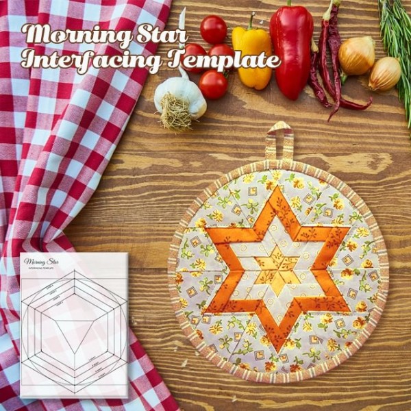 Morning Star Interfacing Template-With Instructions