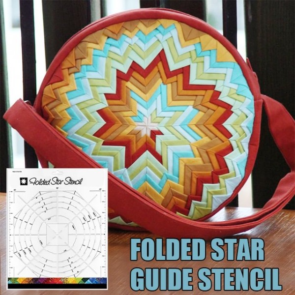 Halloween Hot Pad - Folded Star Guide Stencil - With Instructions