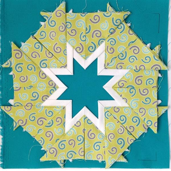 Halloween Hot Pad - Folded Star Guide Stencil - With Instructions