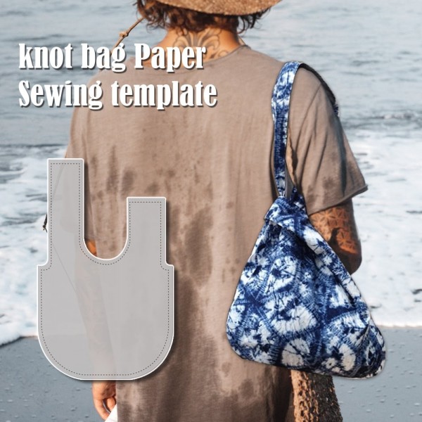 Japanese knot bag Sewing Pattern Template