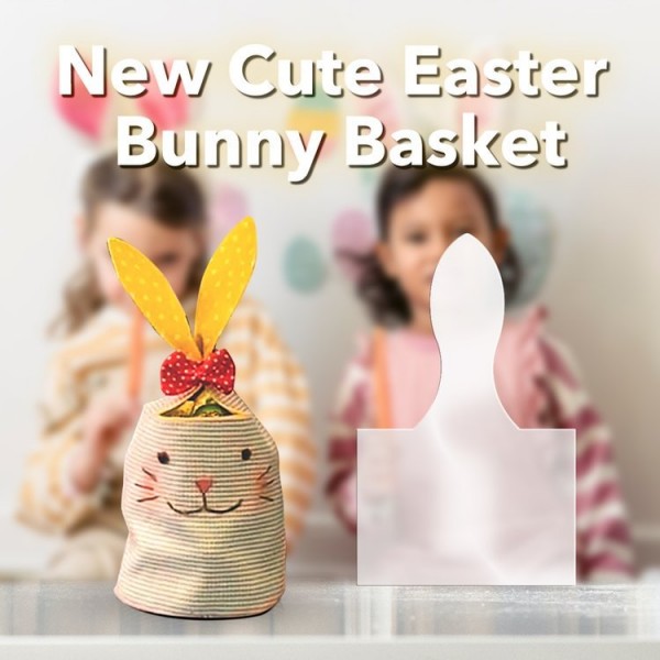 New Cute Easter Bunny Basket