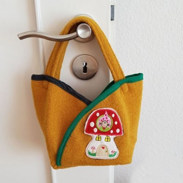 Cute Basket bag Pattern Template —With  Tutorial