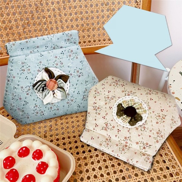 DIY Quilt Flex frame pouch -Includes Tutorial + Template