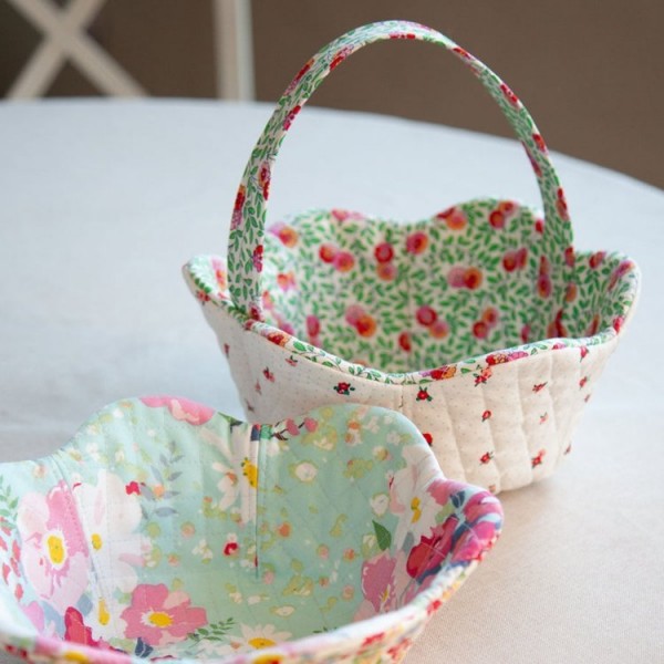 Lovely Flower Bowl Pattern Tempalte With Instructions