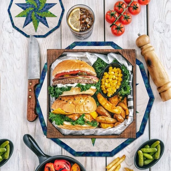 Art Ruler Squedge 22.5° Template-- With Instructions