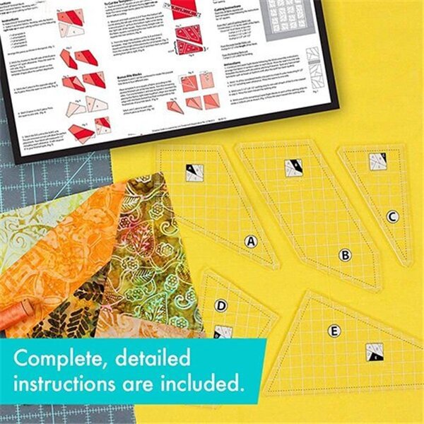 Sewing cutting template