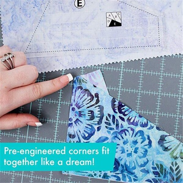 Sewing cutting template