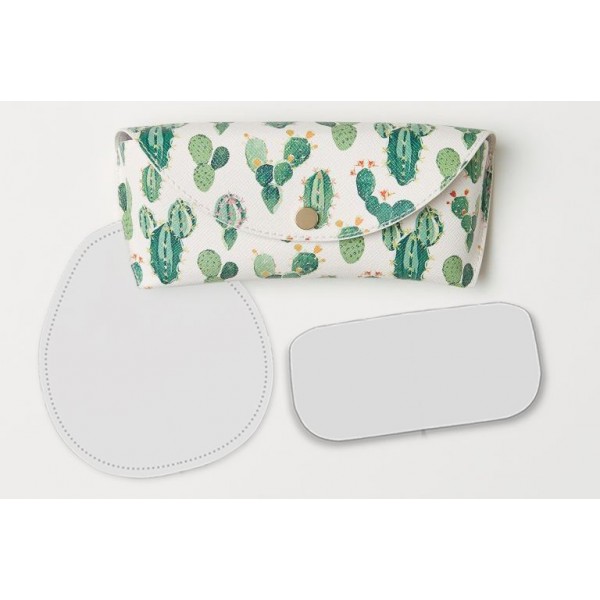 DIY Floral Glasses Case Templates