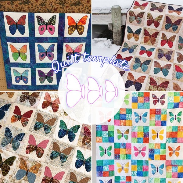 Pretty Butterfly Templates Set