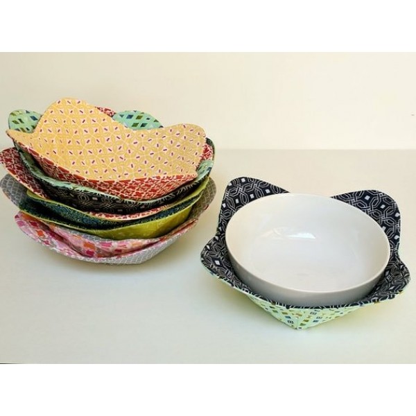 Microwave Bowl Cozy Pattern Template