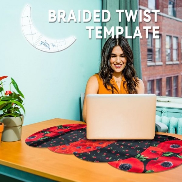 Tablecloth Braided Twist Template