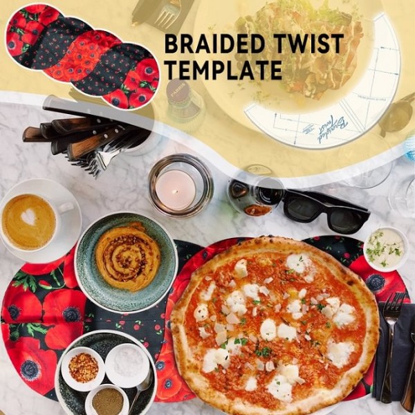 Tablecloth Braided Twist Template
