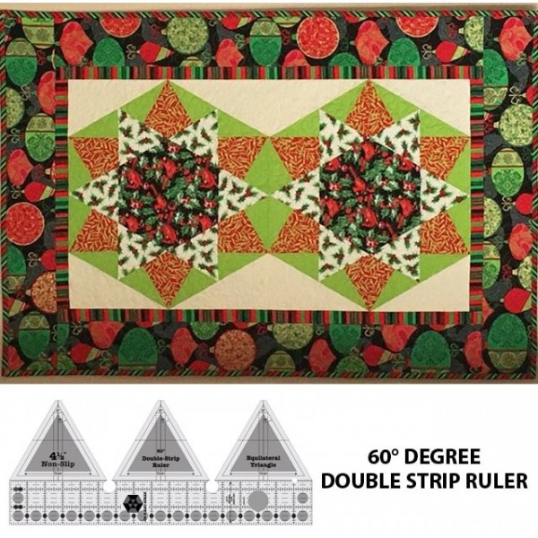 60° Degree Double Strip Ruler