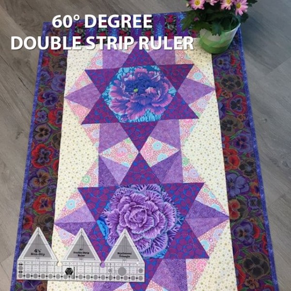60° Degree Double Strip Ruler