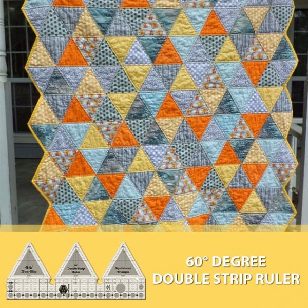 60° Degree Double Strip Ruler