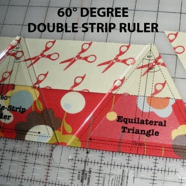 60° Degree Double Strip Ruler