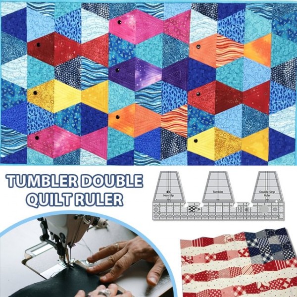 Tumbler Double Strip Ruler