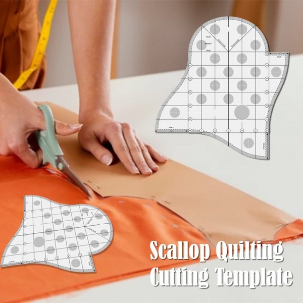 Creative Scallop Quilting Cutting Ruler