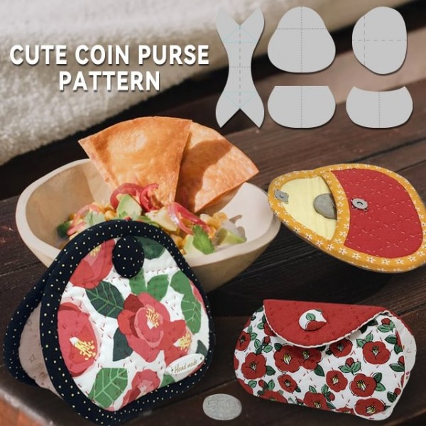 Cute Coin Purse PDF Pattern -With Tutorial