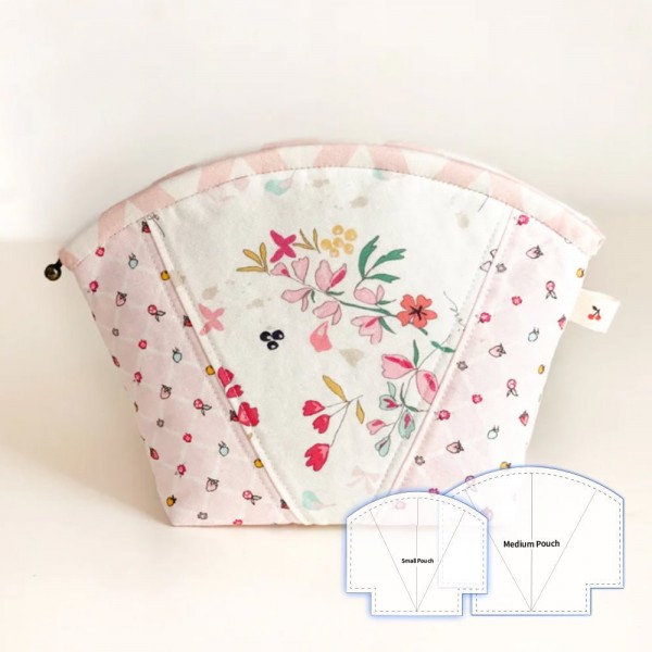 Scallops Zip Pouch Template Set (With Instructions)