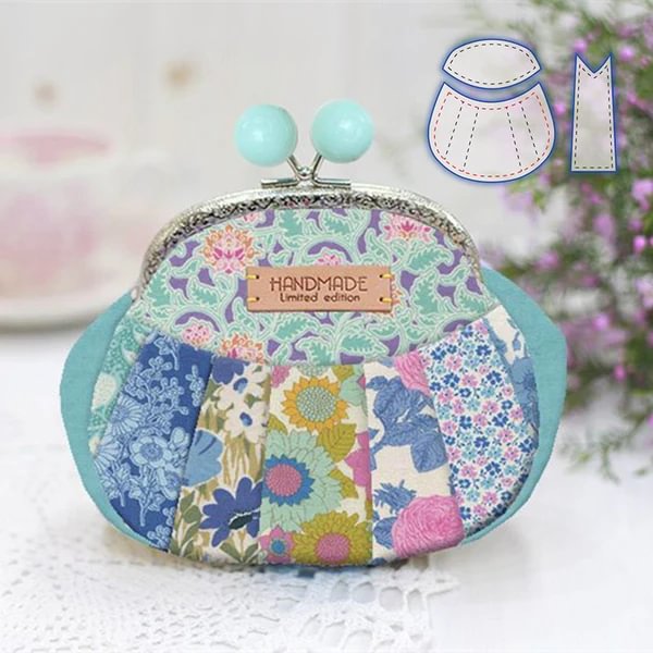 Romantic Purse Pouch Template Set