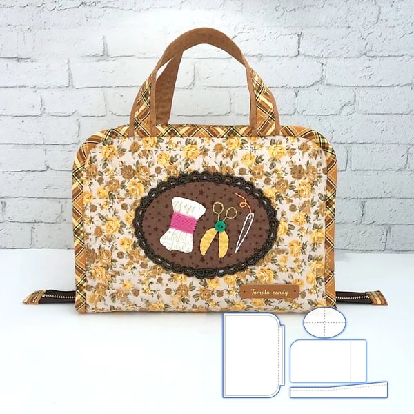 Cute Sewing Bag Template Set(With Instructions)