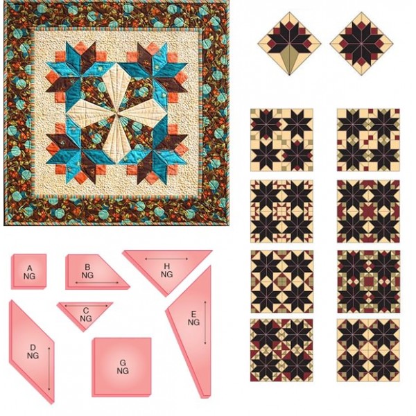 Bridal Bouquet/Nosegay Book & Template Set (7PCS) + Manual