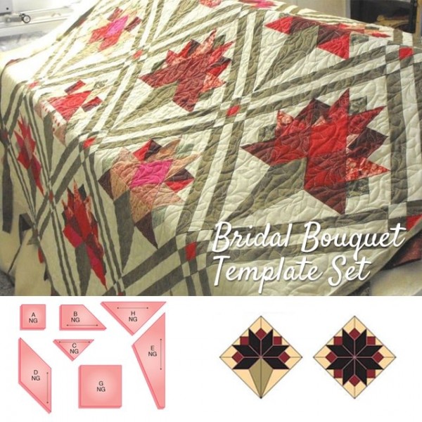 Bridal Bouquet/Nosegay Book & Template Set (7PCS) + Manual