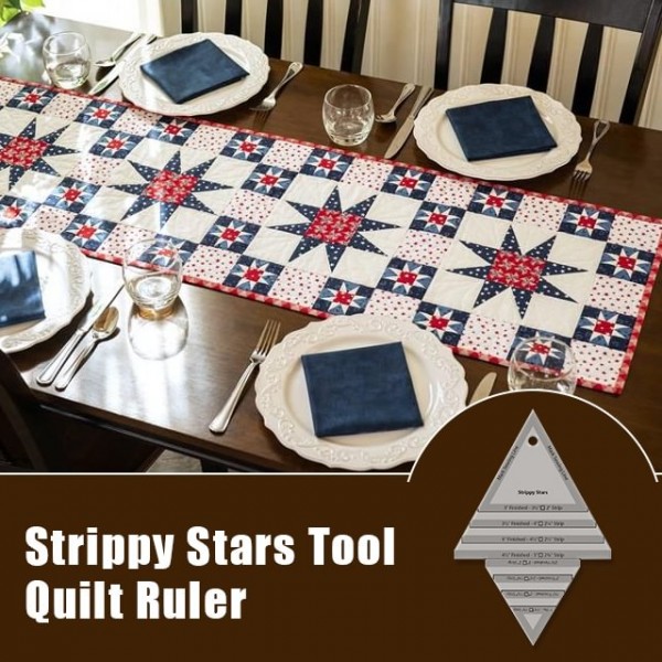 Strippy Stars Tool Quilt Ruler