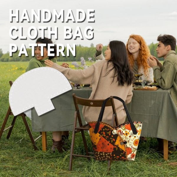 Cute Basket Bag Pattern Template—With Tutorial