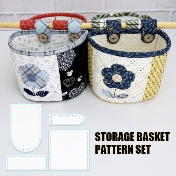 Storage basket  Quilting Set-With Instructions