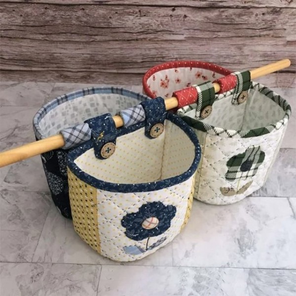 Storage basket  Quilting Set-With Instructions