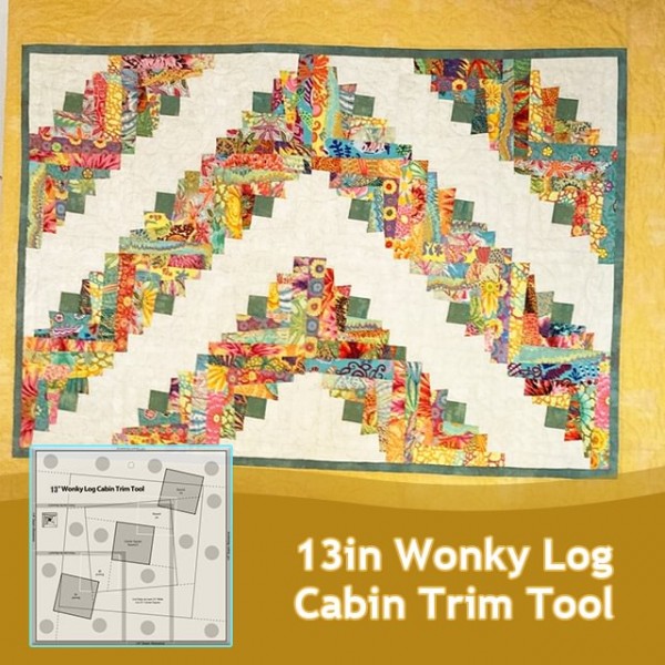 Wonky Log Cabin Trim Tool -9,11,13inch(With Instructions)