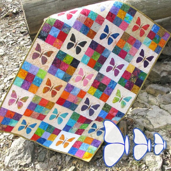 Pretty Butterfly Templates Set